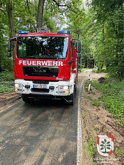 Schlamm auf Straße